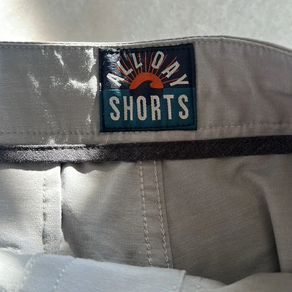 Faherty all day gray shorts